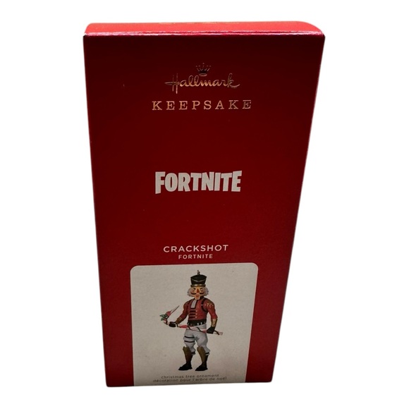 NIB Hallmark Keepsake 2021 Crackshot Fortnite Christmas Ornament Epic Games Inc - Picture 3 of 5